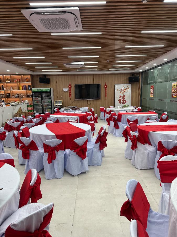 Banquet · red & white — event rental setup by Chairman Event Rentals in Laguna